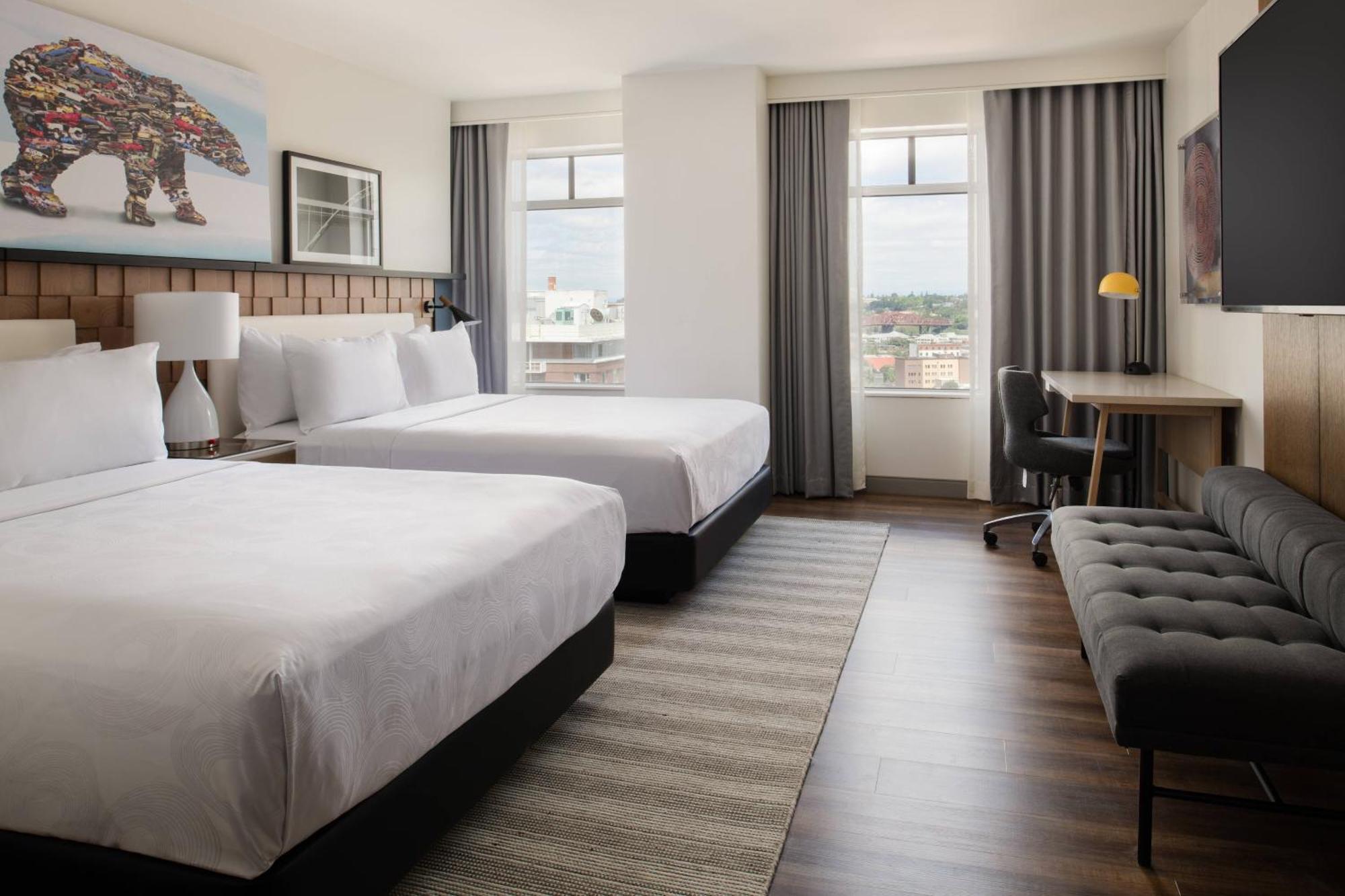 The Bidwell Marriott Portland Hotell Exteriör bild