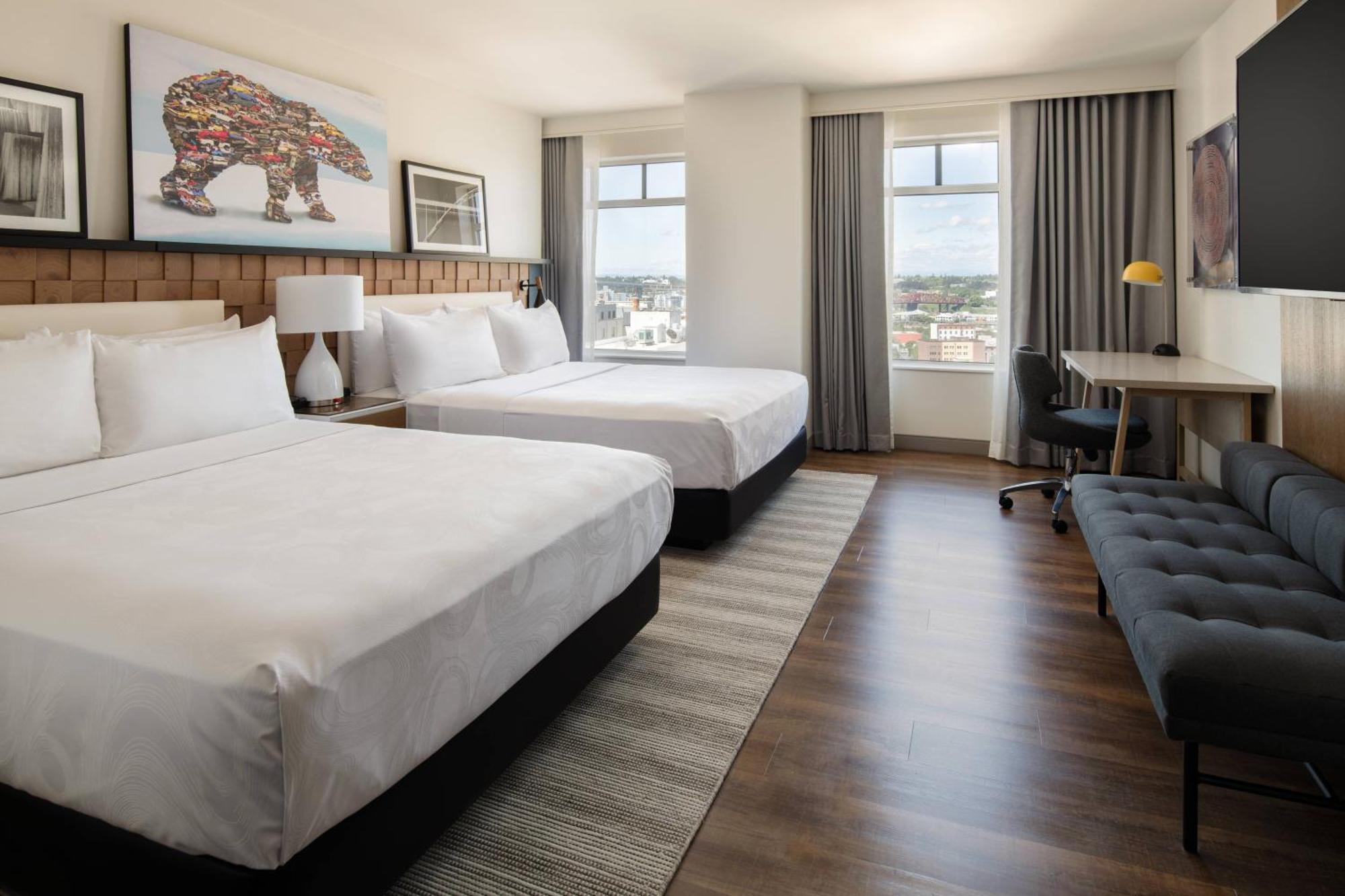 The Bidwell Marriott Portland Hotell Exteriör bild