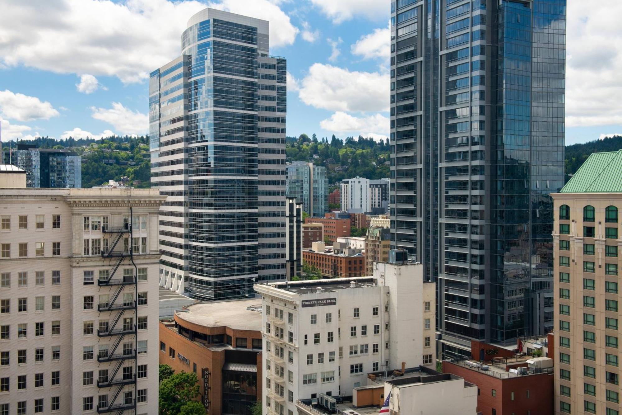 The Bidwell Marriott Portland Hotell Exteriör bild